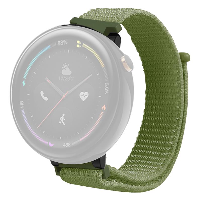 For Huami Amazfit Verge 2 (A1807) Nylon Sport Loop Watch Bands Adjustable Strap with Spring Bar