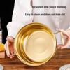 ZISIZ Golden Flat Bottom Seafood Hot Pot