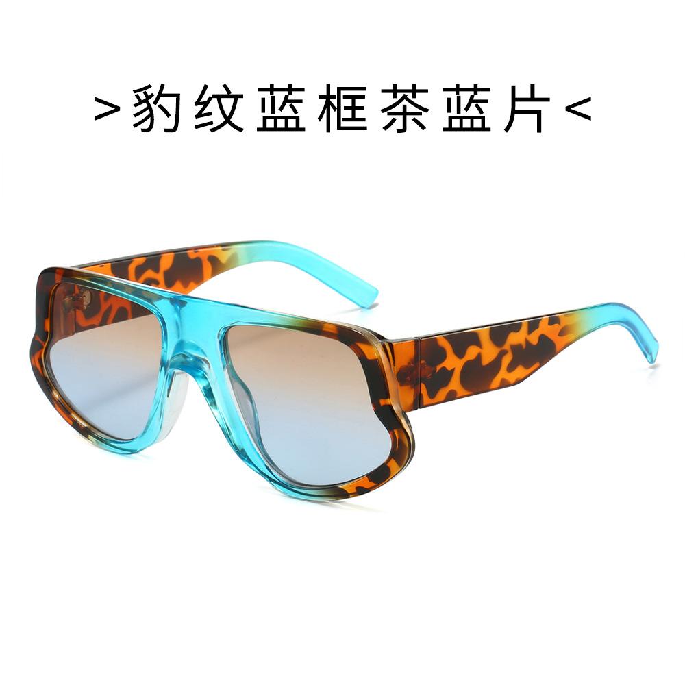 Wide-leg cat-eye sunglasses, large frame, sun protection sunglasses