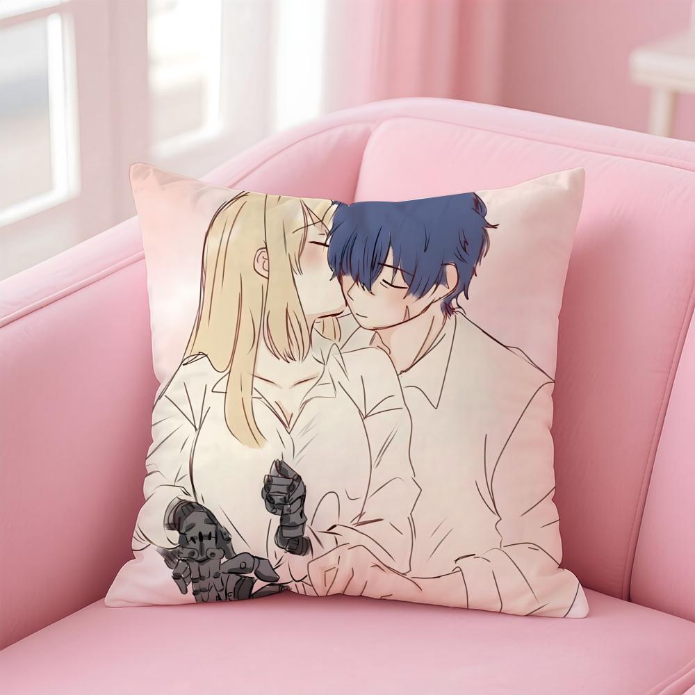 V-Violet E-Evergarden ANIME Cushion Cover Comfortable Reversible Pillow Cover Ideal for Car Sofa Bedroom & Beyond