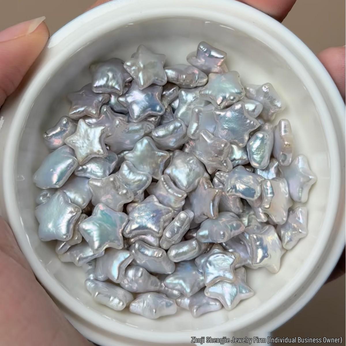 

Натуральный пресноводный барочный жемчуг, бусины-звездочки - аксессуары для DIY ручной работы 11-12mm