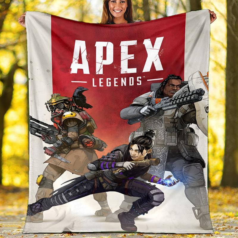 1pc Apex Theme Blanket - Digital Print, Polyester, Cozy for All Seasons, Perfect for Outdoor, and Travel
