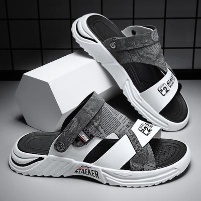Nuevas Sandalias Cómodas para Hombre Ligeras Playa Exterior Diseñadas Verano Eva Suave Zapatillas de Hombre Estilo Explosivo Calzado Masculino