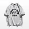 Summer Gym T-Shirts Cotton  T Shirt Graphic Print Sporty Fashion Trends Men Tee High Quality Men's Clothes Men Clothing
