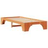 Bed Frame Wax Brown 80 x 200 cm Solid Pine Wood
