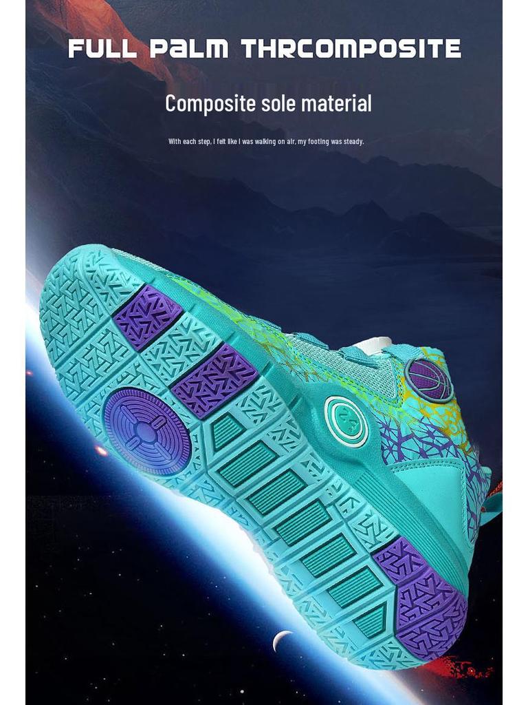 2025 Spring/Summer Breathable Mesh Basketball Shoes for Kids - Indoor/Outdoor Student Training Sneakers