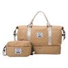 Korean Style Large Capacity Quilted Gym Bag - Yoga, Travel, Crossbody & Mother-Child Handbag