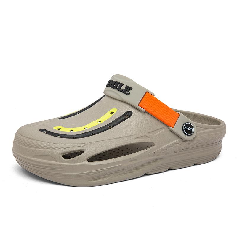 Big Size 40-45 Summer Men Sandals Slippers for Boy Designer Platform in House Slippers Outdoor Wading Beach Shoes Free Shipping