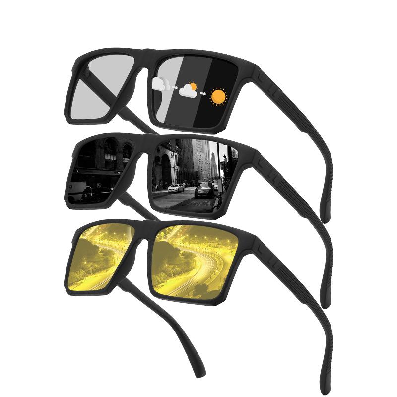 New Cross Border Men's Women's Outdoor Polarized Sports Sunglasses Square Colorful Trendy Glasses Cycling Driving