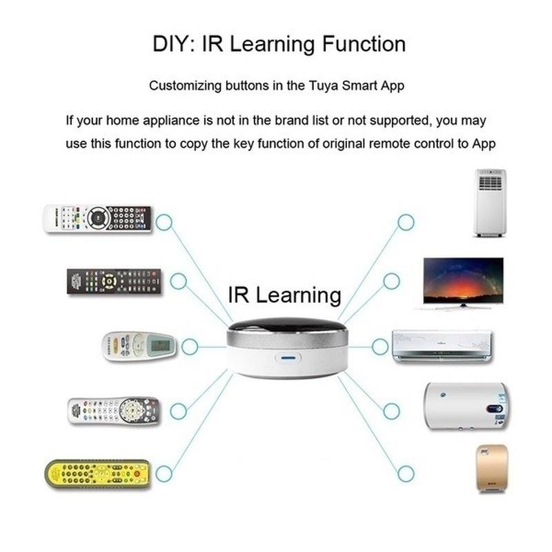 Smart Life Voice Control Intelligent Remote Controller Wifi Ir Switch Automation Home Air Condition Tv Home Control Center App Works Buy At A Low Prices On Joom E Commerce Platform