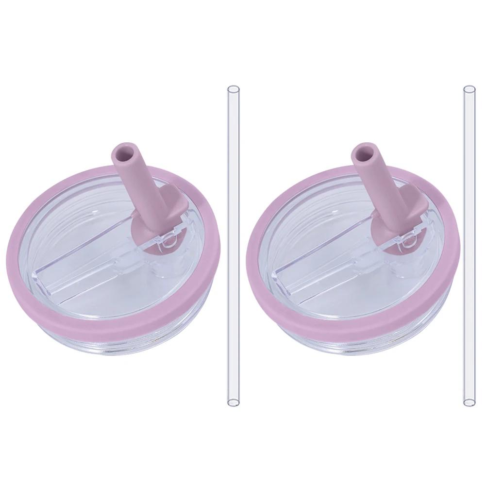 

2PCS Reusable Tumbler Cover for Stanley 30oz Mug Accessories with Straw Dustproof Tumbler Lids Replaceble Tumbler Flip Straw Lid