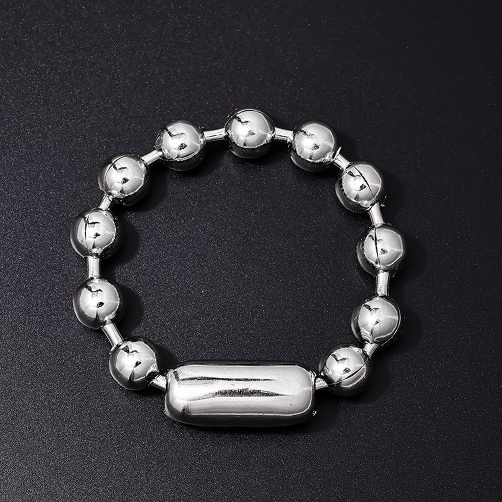 Fashionable Hip Hop Style Beads Bracelet for Men Christmas Valentine Gift Vintage Bead Ball Bracelet
