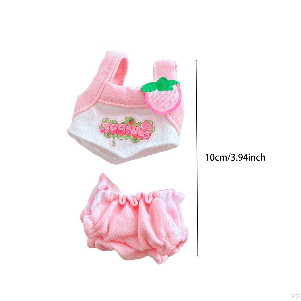 2 Pieces Doll Vest And Shorts Set for Creative Dress Up - DIY Accessories Dolls