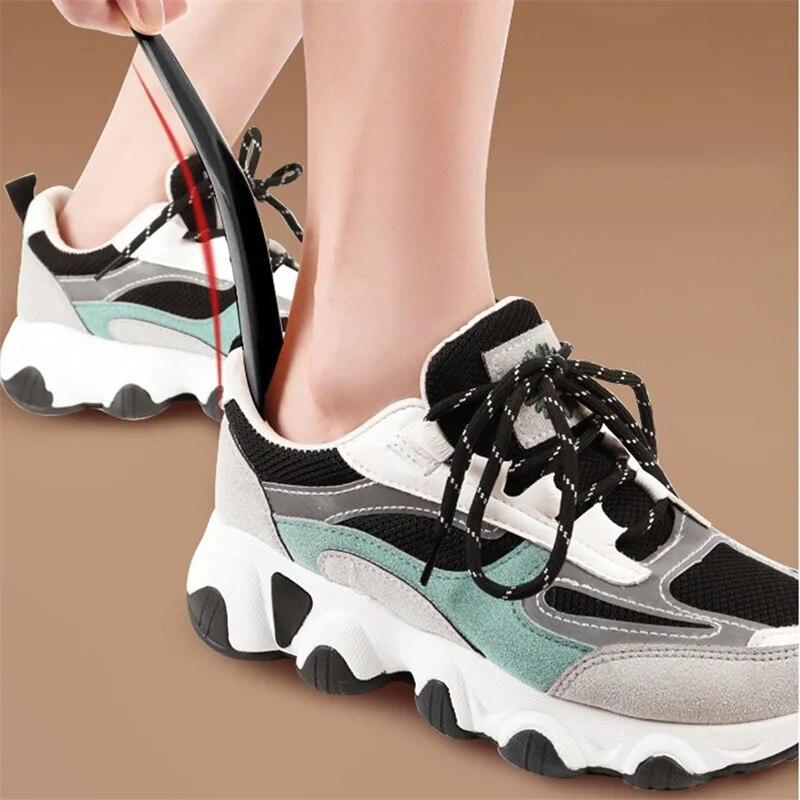 Підвісний ріжок для взуття Гнучке взуття Аксесуари Легкий портативний пластик 20 см ріжок для взуття Професійне взуття Лопатка Підйомник ложки