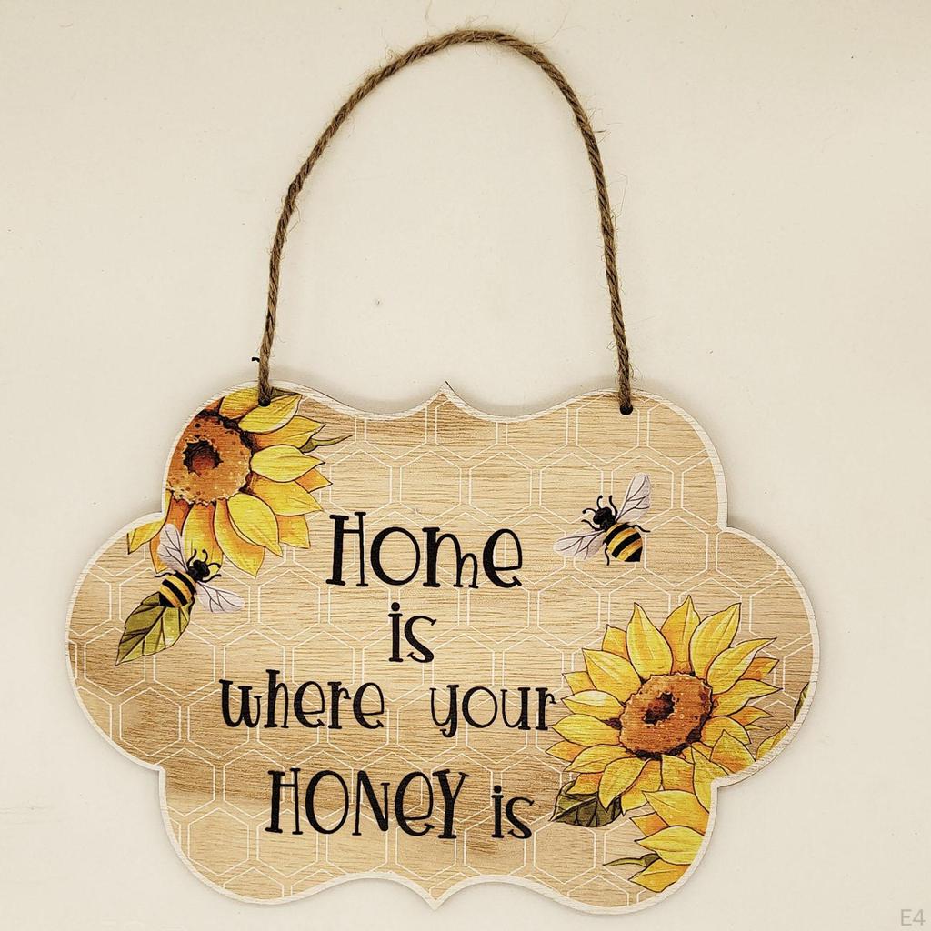 , Wall Hanging Plaque for Spring Housewarming Present Home Room Decoration