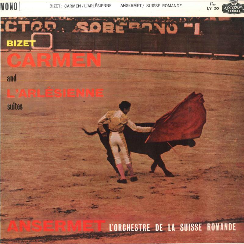 

LP Record ERNEST ANSERMET CONDUCTING, L ORCHE - Bizet : Carmen Suite / L arlesienne LY20 LONDON - Japan Classical Used