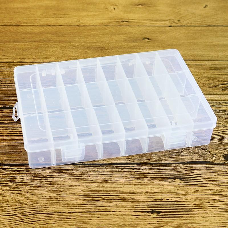 New 10,15,24 Slots Section Box Jewelry Jewellery Bead Pill Storage Container Hot