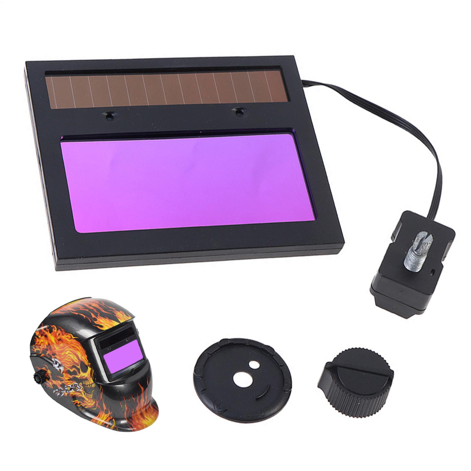 Welding Lens 2x4 Auto Darkening Solar Powered Fixed Shade Lens True Color Filter for Welder Metal Fabricator Professionals China Mainland