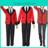 Kakegurui Jabami Yumeko Ryota Suzui Uniform Cosplay Costume With Exquisite Workmanship And Breathable Material For Halloween Parties