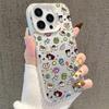 Full-Screen Shin-chan iPhone 17 Case - Silver, Compatible with 15 Pro Max/14 Pro/13/16 Pro