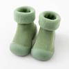 Baby Walking Socks, Autumn and Winter with Thick Velvet and Soft Sole, Anti Slip Shoes for Boys and Girls, Pure Cotton Socks