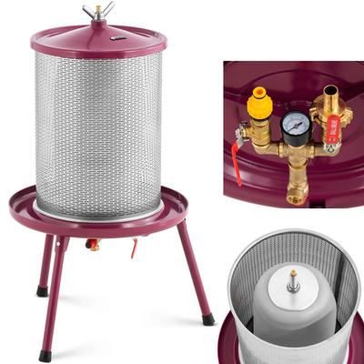 Presă Hidraulică pentru Fructe, Vin, Suc, 40 L, 5 Pungi