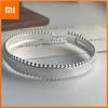 100% Solid 925 Sterling Silver Retro Bracelet for Women Men Vintage Handmade Smooth Bracelet Birthday Gift