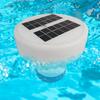 Pool Chlorine Floater with Colorful Solar Lights Waterproof Floating Chlorine Dispenser Flow Adjustable Chlorine Tablet