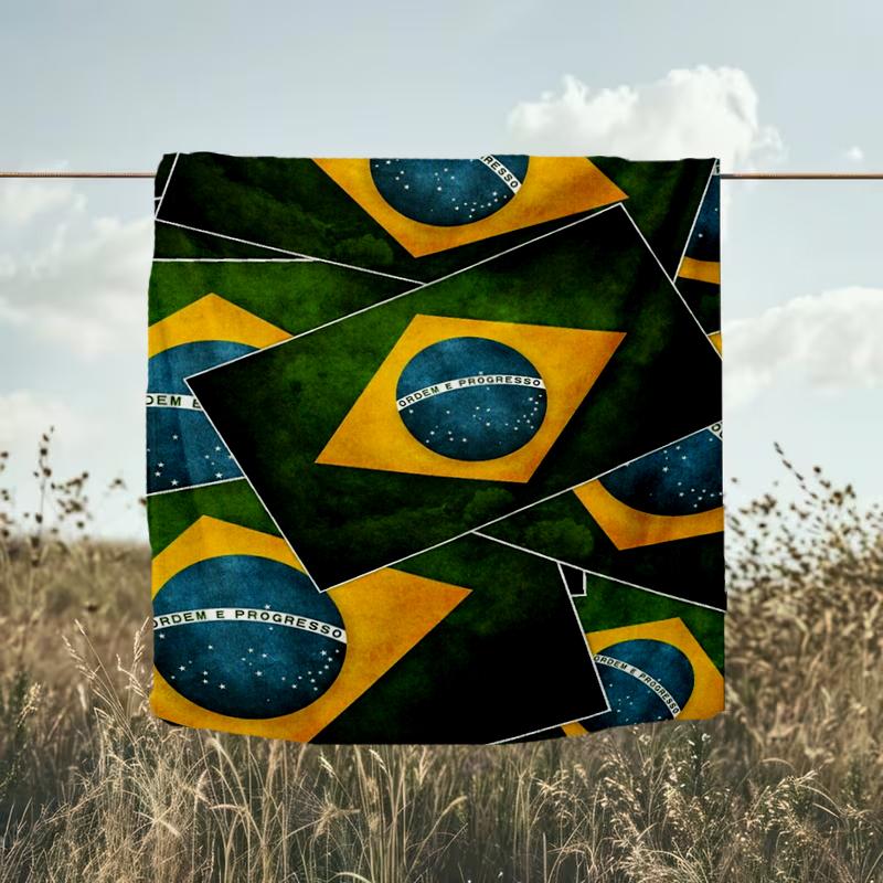 1PC Brazil Artwork Printed Soft Flannel Blanket Throw for Adult Bedroom Living Room Sofa Camping Travel Fan Gifts Christmas Gifts