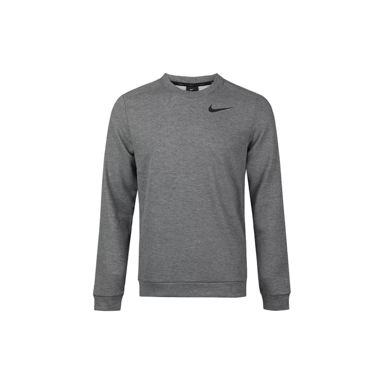 Nike Sweatshirts Men's Gray Crew Neck Moderate Regular CU6796-071