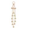 Wood Garden Wind Chimes Golden Bells Ornaments For Patios Balcony Decoration Harmonious Tones