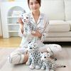 New  Animal Doll Lifelike Leopard & Lion Plush Realistic Plushie Panther Toy Baby Soft Pillow Gifts For Kids Birthday Gift