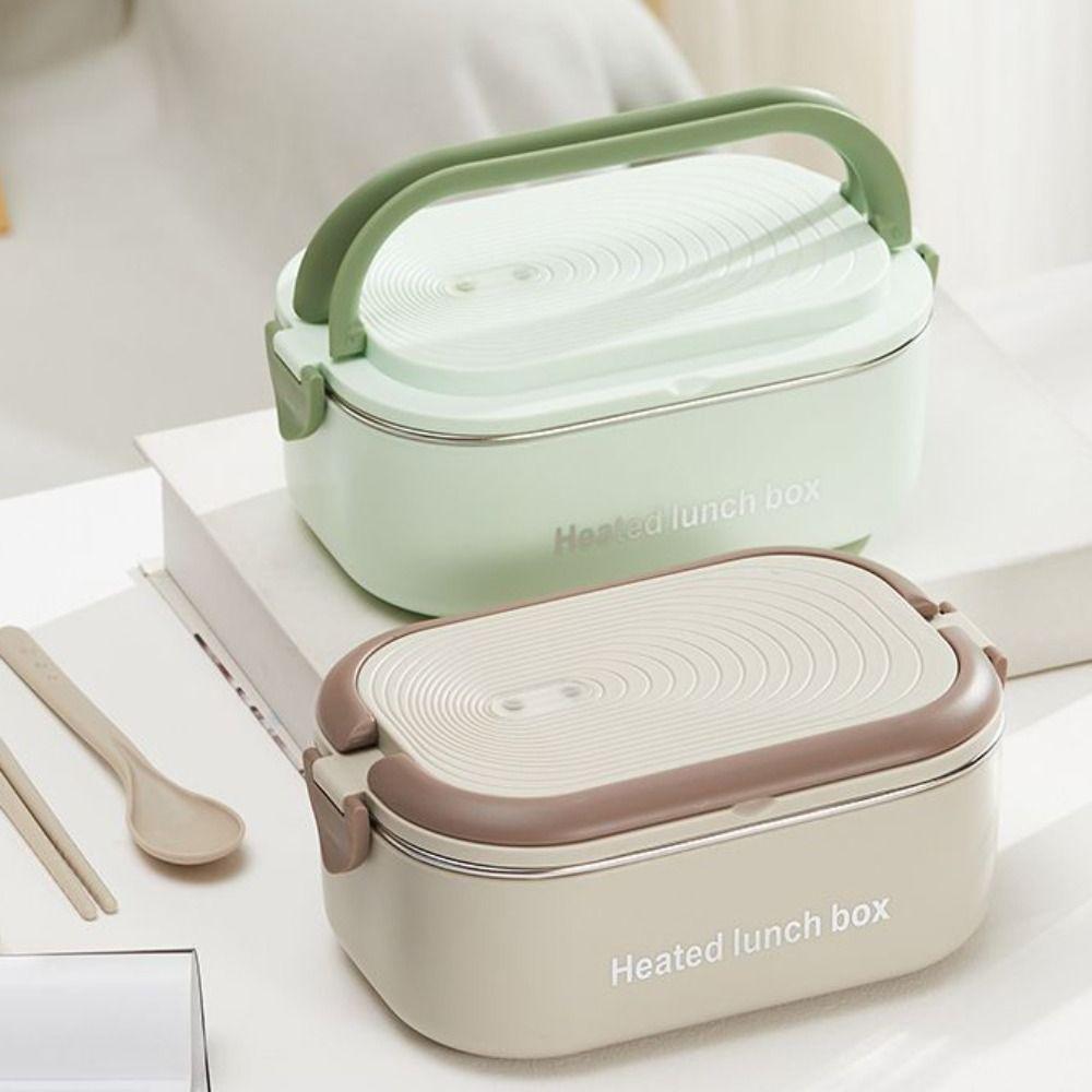 Stainless Steel Constant Temperature Lunch Box UK/EU/US Plug Plug-in Heated Lunch Box  Office