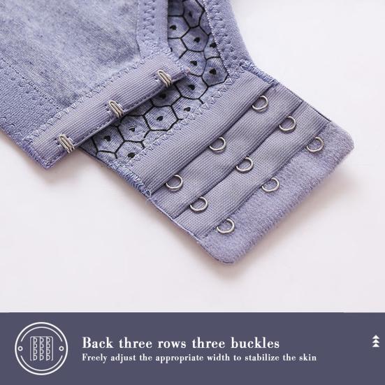 Women Bra Lace Seamless Wide Elastic Strap Solid Color Shockproof Push-up Anti-snagging Mesh Wireless Seamless Yoga Daily Bra