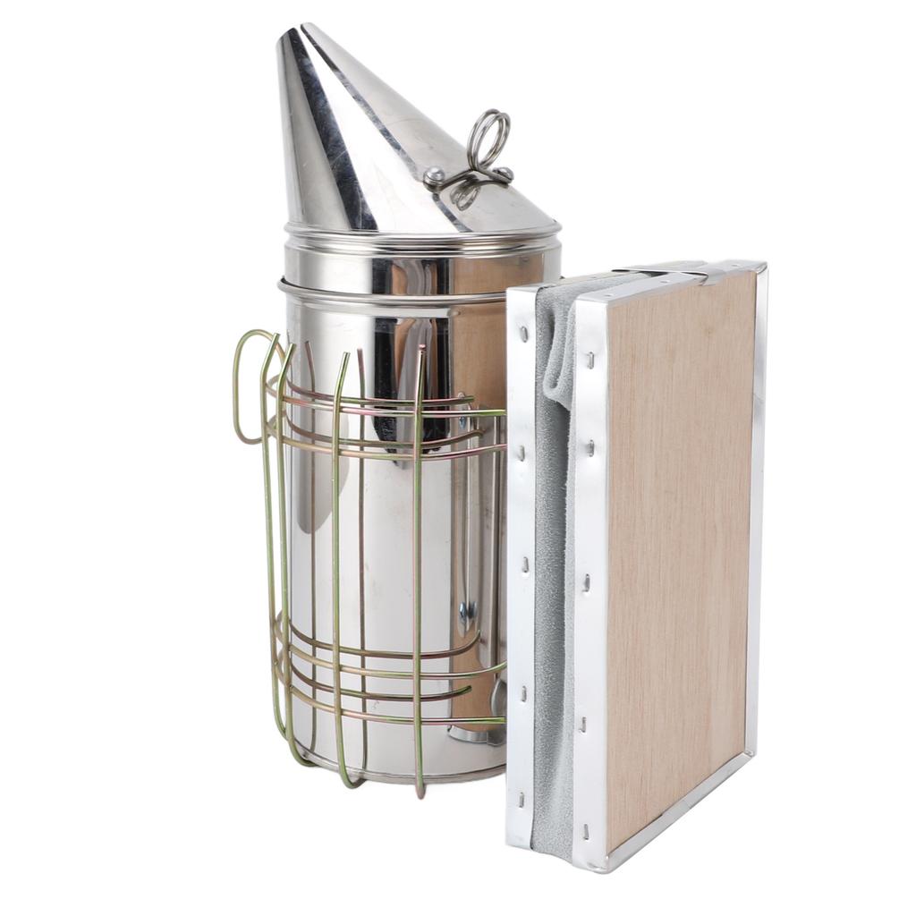 Beehive Smoker Stainless Steel   Wood Bee Smoker Beekeeping Equipment with Filter for Beekeeper Tool