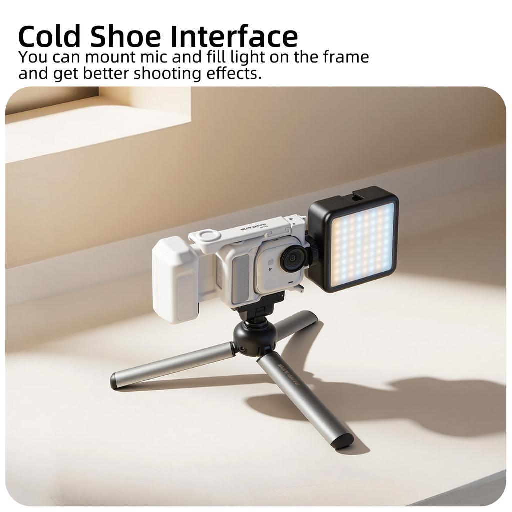 Shooting Hand Grip for Insta360 GO Ultra Anti-slip Handle Quick Release Mount Frame For Insta360 GO Ultra Accessories