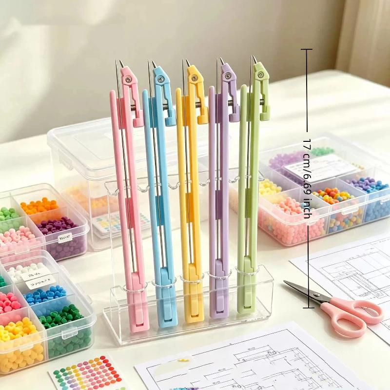 Handheld Storable Bead Pen Efficient 2.6Mm Automatic Fuse Bead Pen Jam-Free Ergonomic Bead Placement Tool Pixel Puzzle