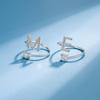 Exquisite Open Plain 26-Letter Personalized Ring: Simple & Fashionable Design for Index Finger