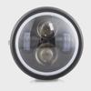 Retro LED Headlight for CG125/GN125, Harley, with Angel Eye Feature
