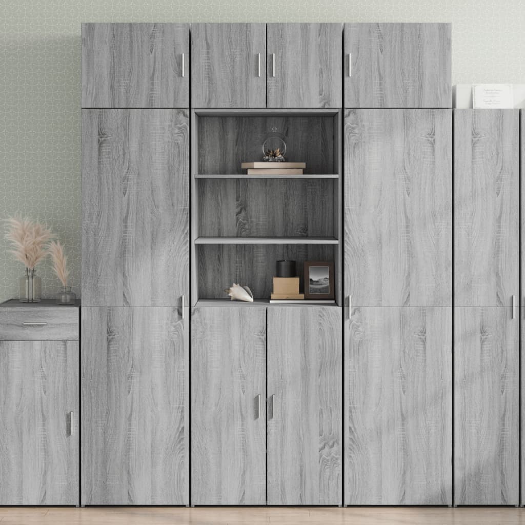 Vidaxl Armadio Alto, Rovere Sonoma Grigio, 70X42,5X185 Cm