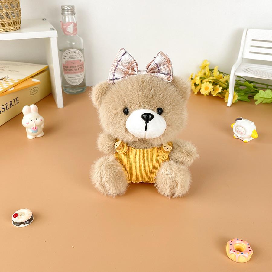 Bear Teddy Bow Plush Stuffed Toy Animal Doll Keychain Backpack Gifts Pendant