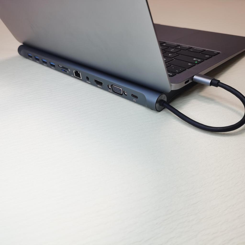 11-in-1-USB-C-Erweiterungsdock für MacBook-, Apple- und Huawei-Laptops