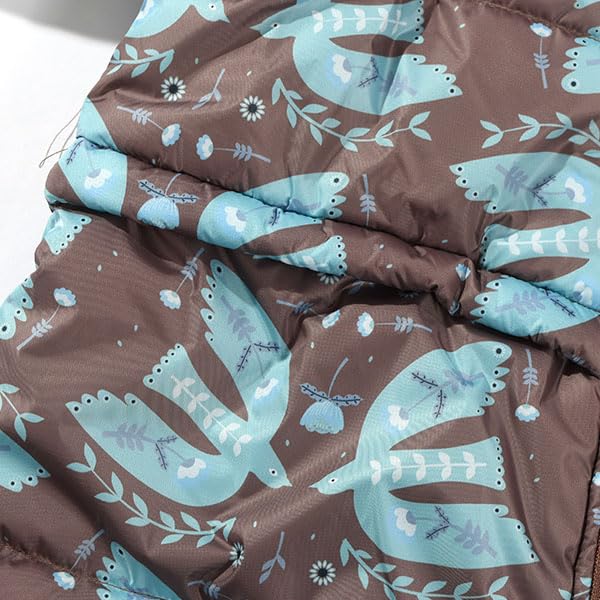 Marie Claire Snowwear Butterfly Print Jumpsuit, Padded, Water-Resistant, and Cold-Wearing, Baby Size 144301, Sax