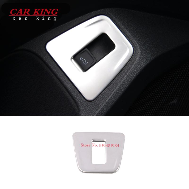 For VW Tiguan MK2 2017-2021 Car Tailgate Trunk Switch button panel trim cover Auto products Interior modification Accessories 4eg