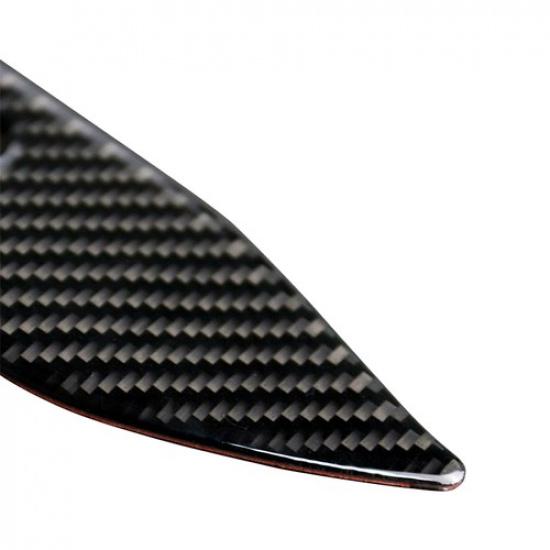 Fit For Ford Mustang 2015- Carbon Fiber Interior Dashboard Panel Cover Trim