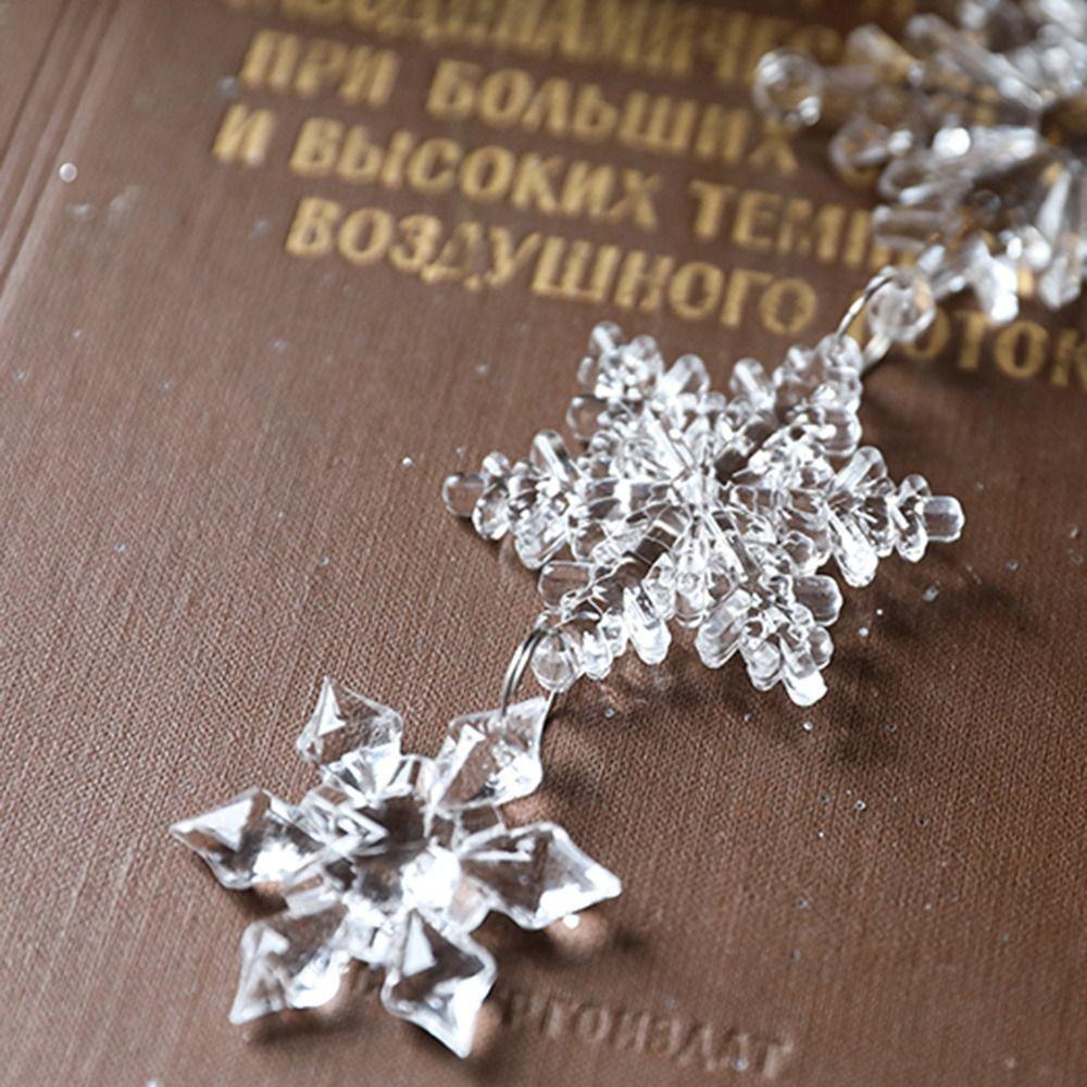 New Year Hanging Acrylic Decorations Crystal Christmas Tree Ornaments Pendant