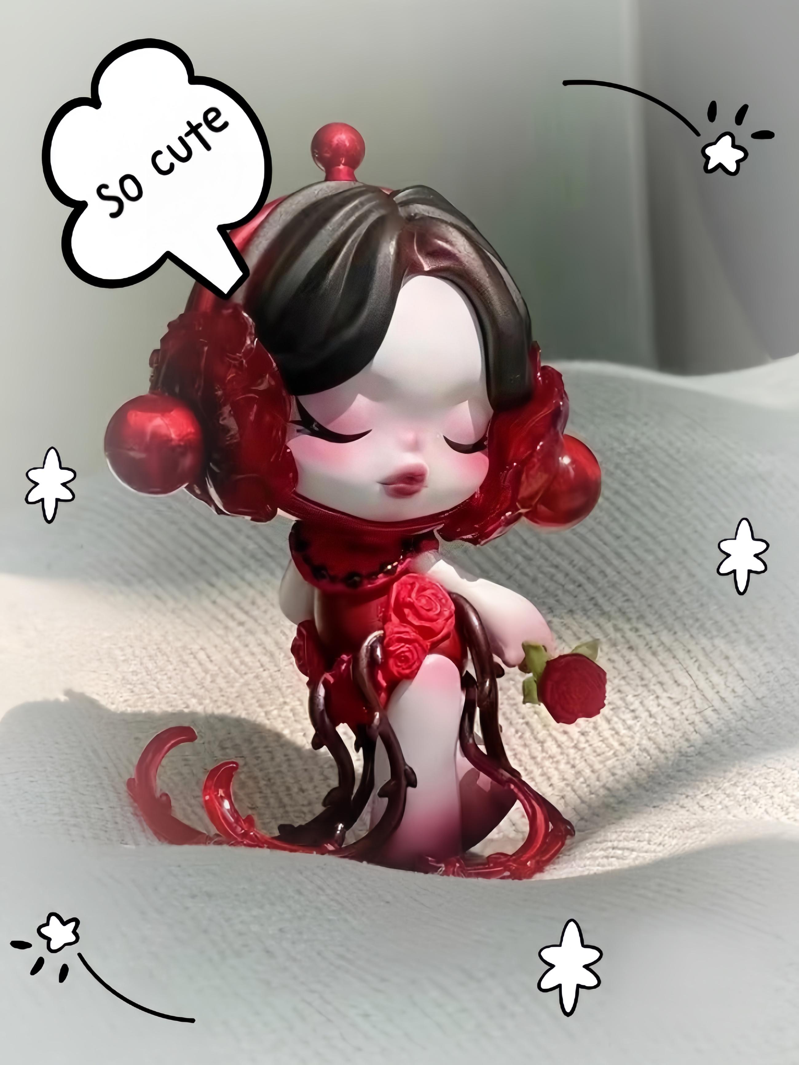 

POP MART SKULLPANDA SP Фігурка Лімітованої Серії до Дня Святого Валентина - 9 см, Підвісна Картка, Колекційна Іграшка 9cm