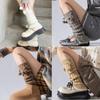 Knitted Thigh Socks Solid Color Winter Warm Socks Lolita Leg Warmer  For Women