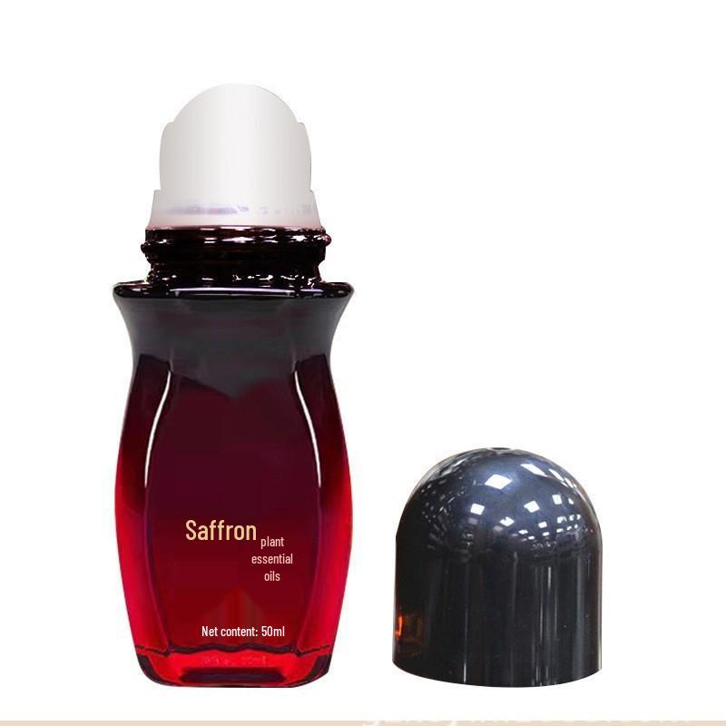 Saffron Essential Oil Roller - 50ml Safflower Massage for Shoulder & Neck Activation