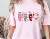 Comfort Colors® Valentines Day Mug T-Shirt, Latte Shirt, Valentines Day Cup Shirt, Cute Valentine Shirt, Valentine Coffee Lover Gift